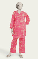PRINTED CAMBRIC STITCHED 2 PIECE