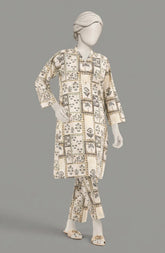 PRINTED CAMBRIC STITCHED 2 PIECE