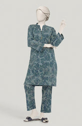 PRINTED CAMBRIC STITCHED 2 PIECE
