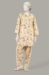 PRINTED CAMBRIC STITCHED 2 PIECE