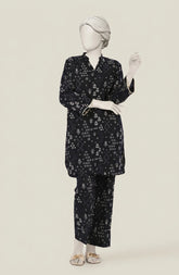 PRINTED CAMBRIC STITCHED 2 PIECE