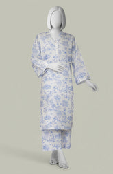 PRINTED CAMBRIC STITCHED 2 PIECE