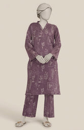 PRINTED CAMBRIC STITCHED 2 PIECE