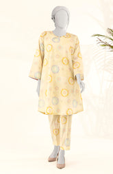PRINTED WOMEN STITCHED 2PC SUIT