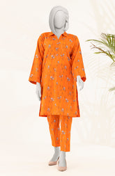 PRINTED WOMEN STITCHED 2PC SUIT