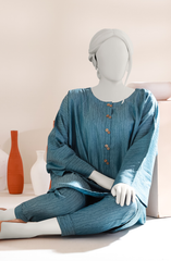 JACQUARD WOMEN STITCHED 2PC SUIT