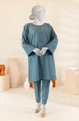 JACQUARD WOMEN STITCHED 2PC SUIT