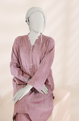 JACQUARD WOMEN STITCHED 2PC SUIT