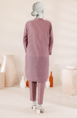 JACQUARD WOMEN STITCHED 2PC SUIT