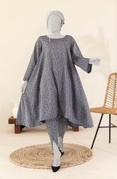 JACQUARD WOMEN STITCHED 2PC SUIT