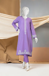 WINTER'23 WOMEN EMBROIDERED STITCHED 2PC SUIT