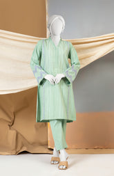 WINTER'23 WOMEN EMBROIDERED STITCHED 2PC SUIT