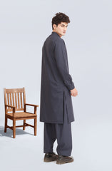 NAVY BLENDED KAMEEZ SHALWAR