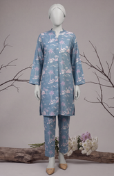 2 PIECE - PRINTED KHADDAR STITCHED