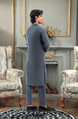 TEAL GREEN EMBROIDERED KURTA PAJAMA