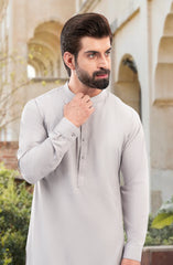 SLATE-GREY KAMEEZ SHALWAR