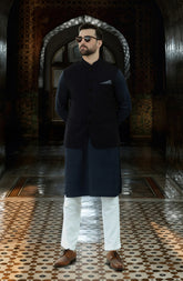 BLACK SUITING WAISTCOAT