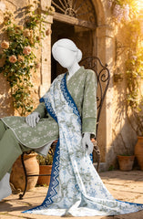 PRINTED TEXTURED LAWN 3PCS UNSTITCHED