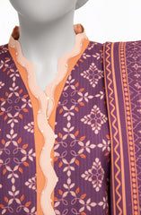PRINTED TEXTURED LAWN 3PCS UNSTITCHED