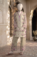 PRINTED CAMBRIC STITCHED 2 PIECE