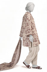 PRINTED TEXTURED LAWN 3PCS UNSTITCHED