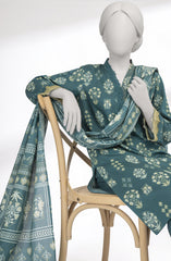PRINTED TEXTURED LAWN 3PCS UNSTITCHED