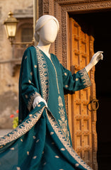 EMBROIDERED CAMBRIC STITCHED 3 PIECE