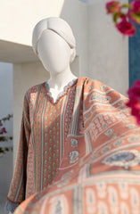 PRINTED TEXTURED LAWN 3PCS UNSTITCHED