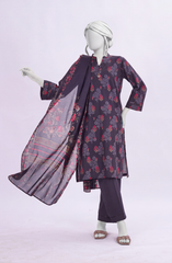 PRINTED LAWN STITCHED 3 PIECE