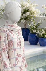 PRINTED TEXTURED LAWN 3PCS UNSTITCHED