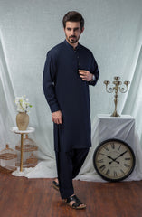 MEN KAMEEZ SHALWAR NAVY BLUE