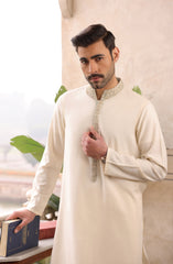 FESTIVE'22 MEN FORMAL KAMEEZ SHALWAR CREAM