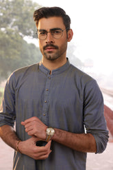 FESTIVE'22 MEN KURTA CASUAL DARK BLUE