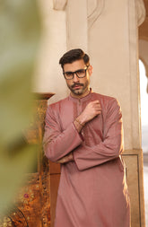 FESTIVE'22 MEN KURTA FORMAL LIGHT MAROON