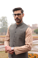 FESTIVE'22 FORMAL STYLING WAISTCOAT CHARCOAL