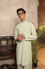 SUMMER'22 TEENS SEMI FORMAL KAMEEZ SHALWAR LIGHT GREEN