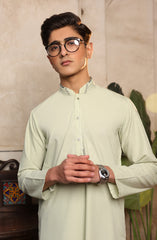 SUMMER'22 TEENS SEMI FORMAL KAMEEZ SHALWAR LIGHT GREEN