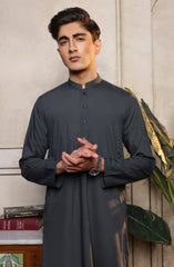SUMMER'22 TEENS PLAIN KAMEEZ SHALWAR GREEN