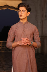 TEENS KURTA BROWN