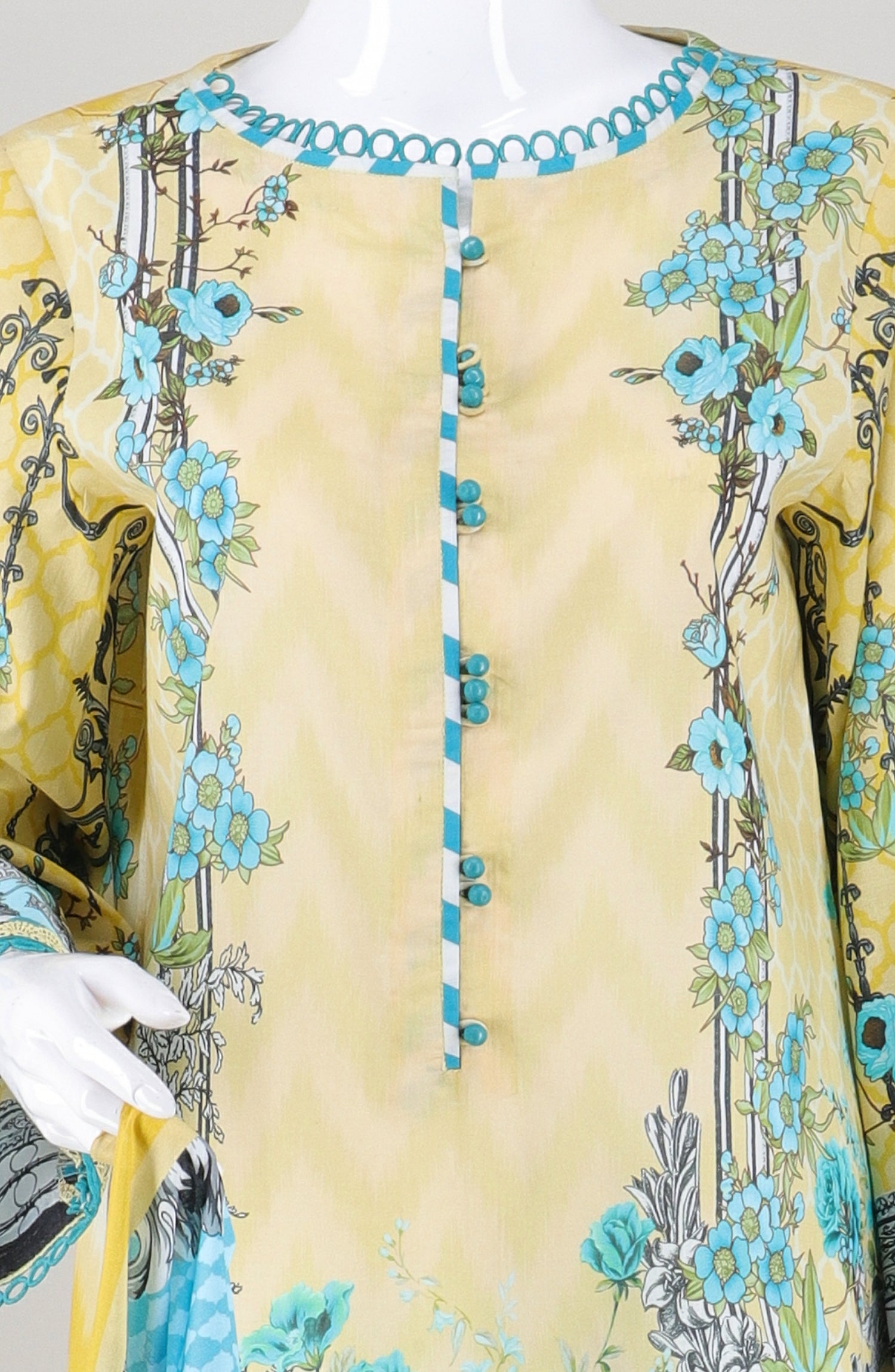 FRENCH FLORAL 3PC SUIT WITH LACE (6709079507118)