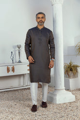 MEN KURTA PLAIN DARK BLUE