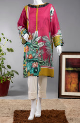 NIGHT BLOOMER LAWN PRINTED 1PC STITCH KURTI (6660887445678)