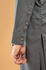 PRE WINTER'22 MEN KAMEEZ SHALWAR PLAIN GREY