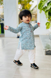 FESTIVE'22 INFANT CASUAL KURTA SKY BLUE