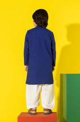 SUMMER'23 BOYS PLAIN KURTA INDIGO