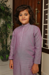 SUMMER'22 BOYS SEMI FORMAL STYLING KURTA PURPLE