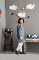 BOYS KURTA CASUAL GREY