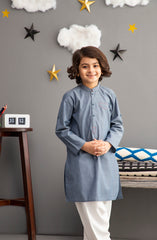 BOYS KURTA CASUAL GREY
