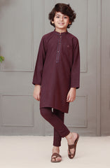 WINTER'22 BOYS CASUAL KURTA PAJAMA SCARLET