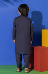 SUMMER'23 BOYS BASIC KAMEEZ SHALWAR PURPLE